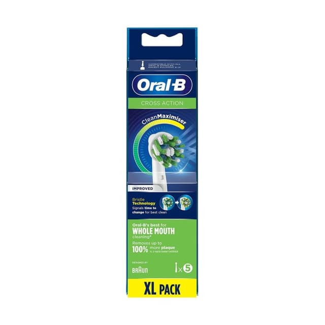 Oral-B Cabezales CrossAction – pack de 5 unidades