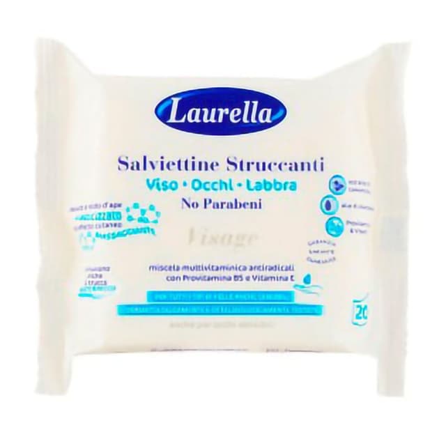 Laurella Visage – 20 toallitas desmaquillantes