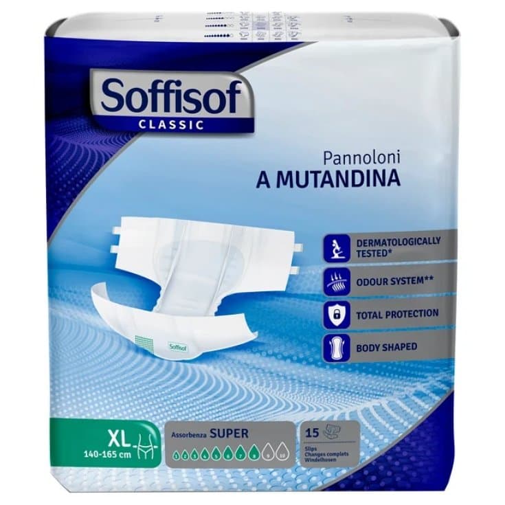 Soffisof Classic – Pañales de braguita para adultos talla XL
