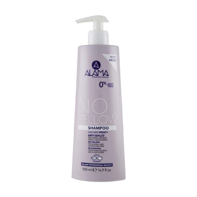 Alama No-Yellow Champú – para cabello rubio