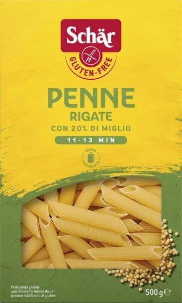 Schär Penne Rigate – 500 g de pasta