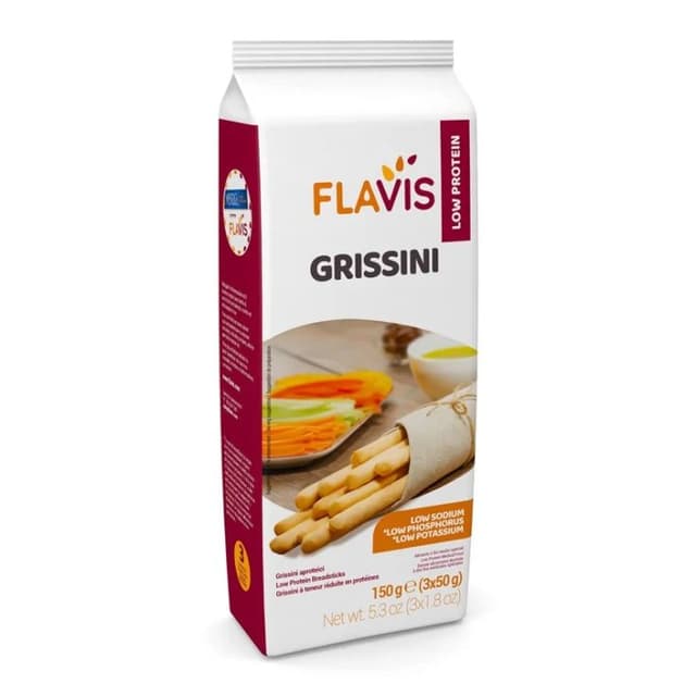 Flavis Grissini – 150 g Palitos de pan sin gluten