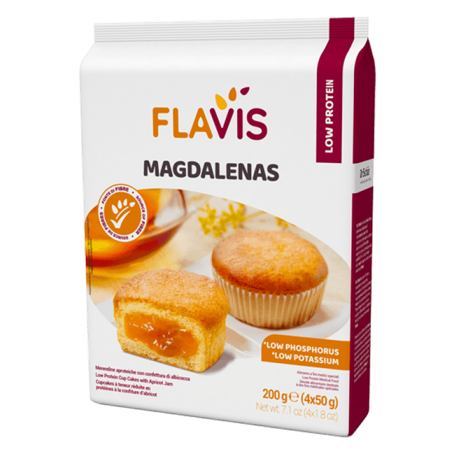 Flavis Magdalenas – 200 g Bollería baja en proteínas