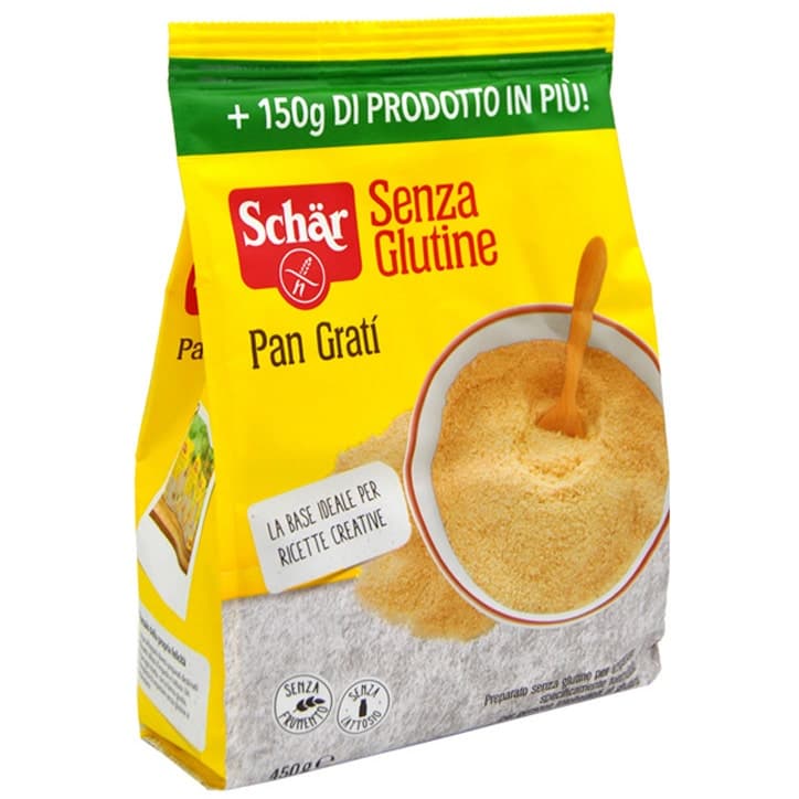 Schär Pan Grattè – Pan rallado sin gluten, 450 g