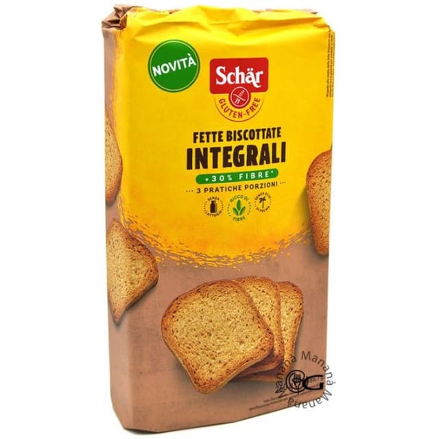 Schär Fette Biscottate Integrale – Biscotes integrales sin gluten