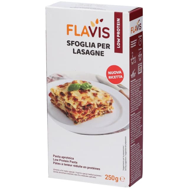 Flavis Sfoglia Lasagne – 250 g de placas para lasaña