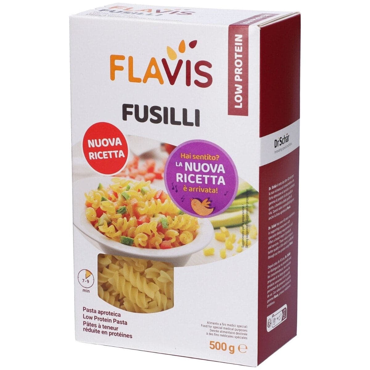 Flavis Fusilli – 500 g Pasta sin gluten