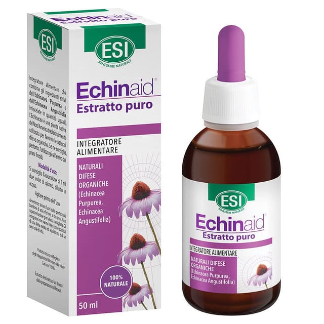 Echinacea 600 mg – Frasco de 50 ml | ESI Echinaid Extracto