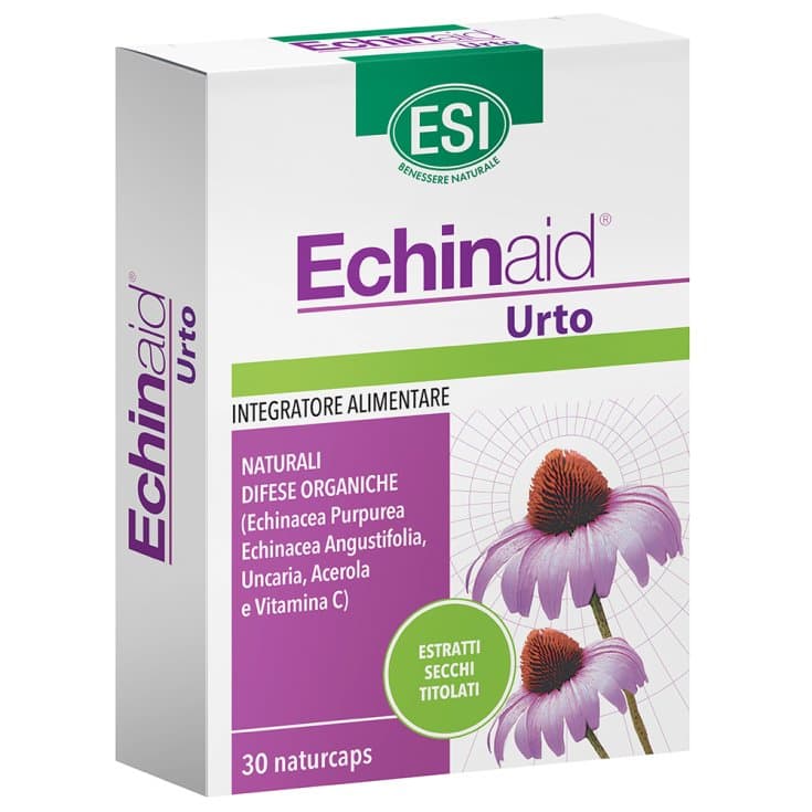 Echinacea 100 mg + Vitamina C – 30 cápsulas | Echinaid Urto