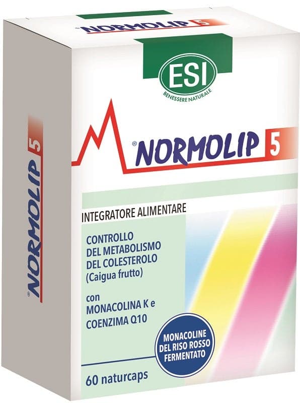 Arroz rojo – 60 comprimidos | ESI Normolip 5