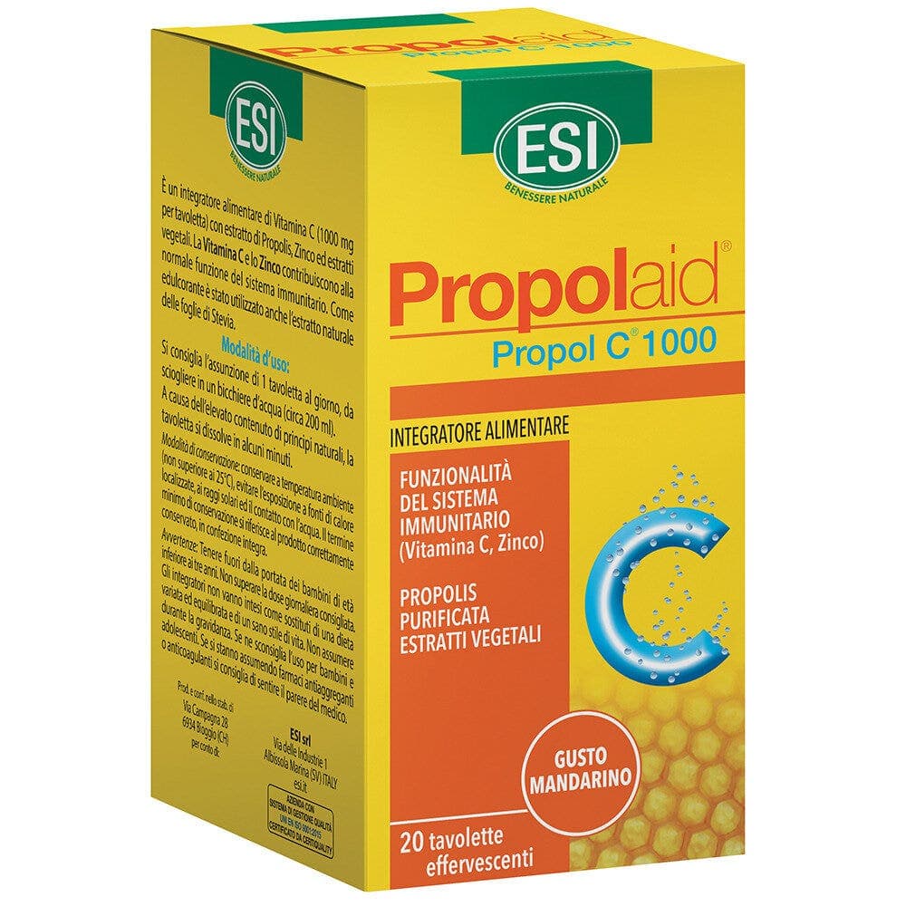 PROPOLAID Própolis C 1000 mg – 20 comprimidos efervescentes