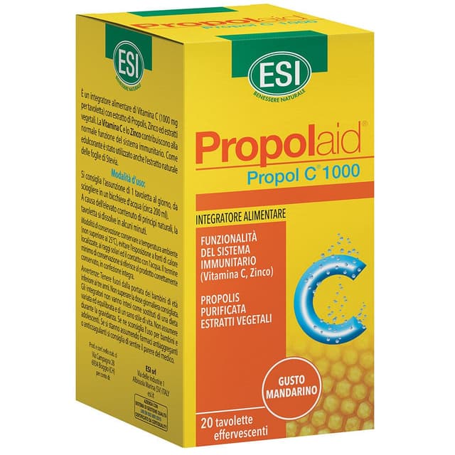 PROPOLAID Própolis C 1000 mg – 20 comprimidos efervescentes