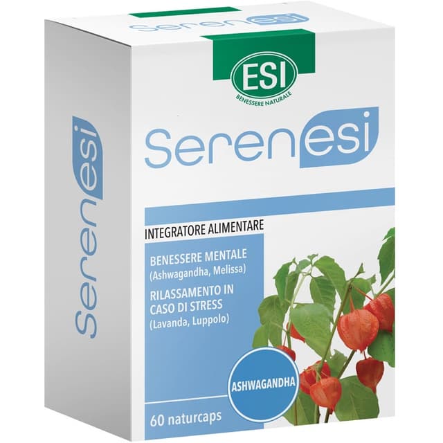 Ashwagandha + Melisa – 60 cápsulas naturales | ESI Serenesi