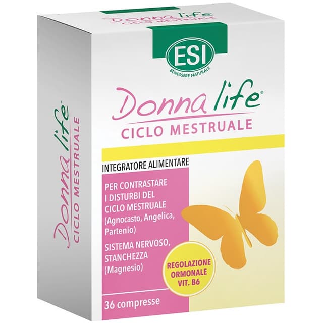 ESI Donna Life Ciclo – Magnesio 8,93 g + melisa, 30 comprimidos