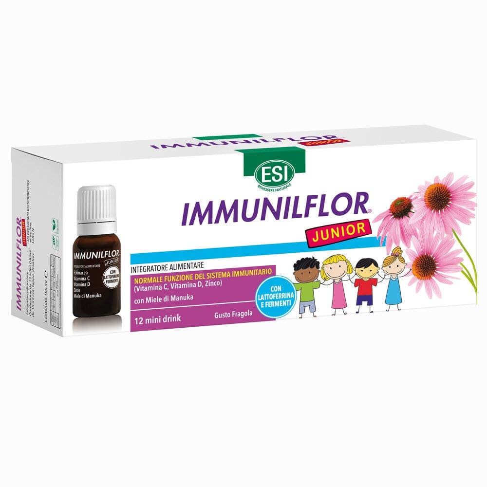 ESI Immunilflor Mini Drink Junior – 12 frascos de 15 ml