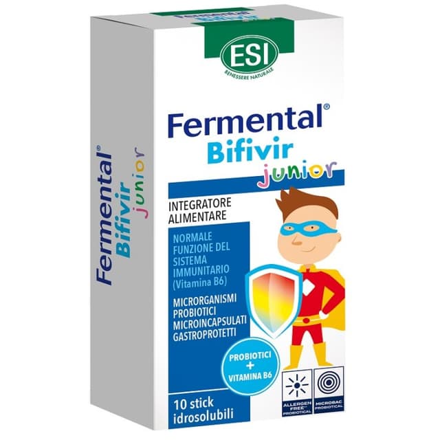 ESI Fermental Bifivir J – Probióticos con bacterias lácticas, 10 sobres