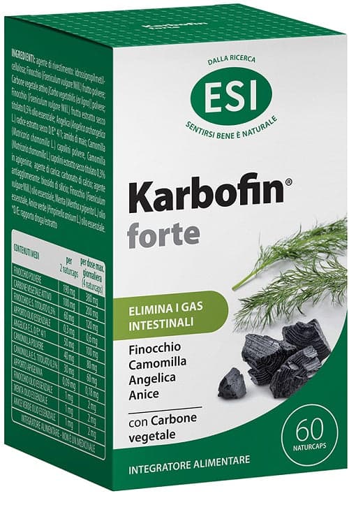 ESI Karbofin Forte – 60 cápsulas