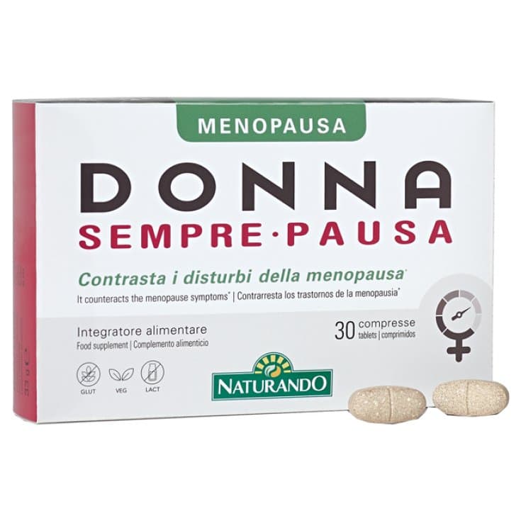 Isoflavonas de Soja + Magnesio – 30 comprimidos | Naturando Donna Sempre Pausa