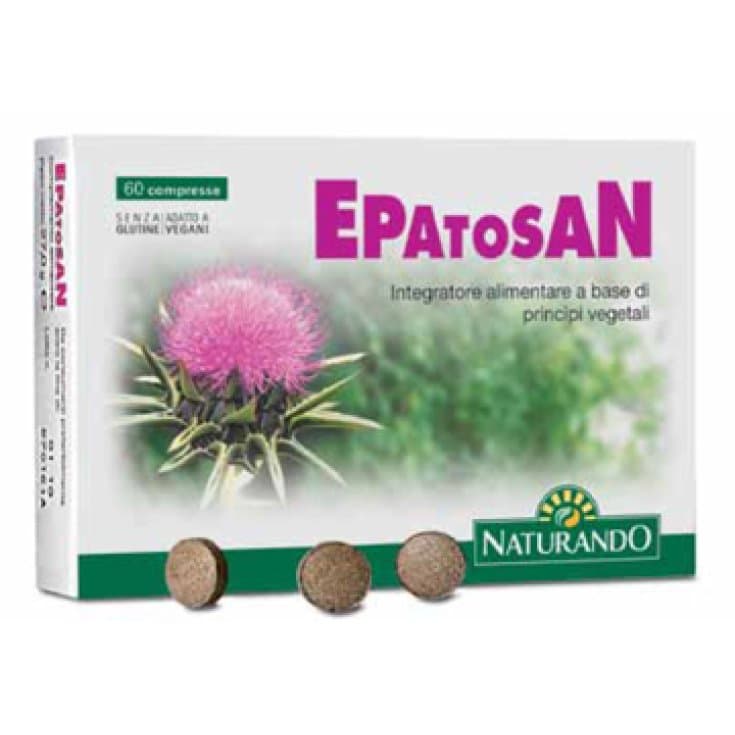 Alcachofa 270,00 mg + Cardo Mariano – 60 comprimidos | Epatosan Naturando