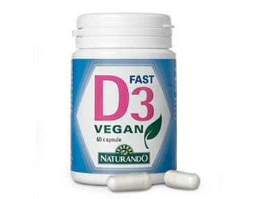 Vitamina D3 50 µg – 60 comprimidos | Naturando D3 Fast Vegan