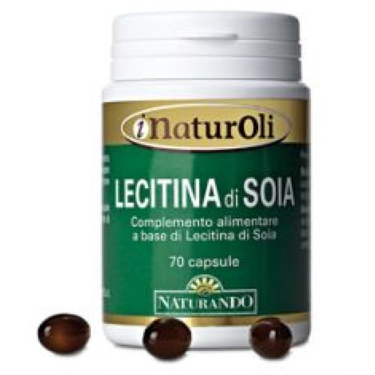 Colina – 70 cápsulas | Lecitina de Soja Naturando