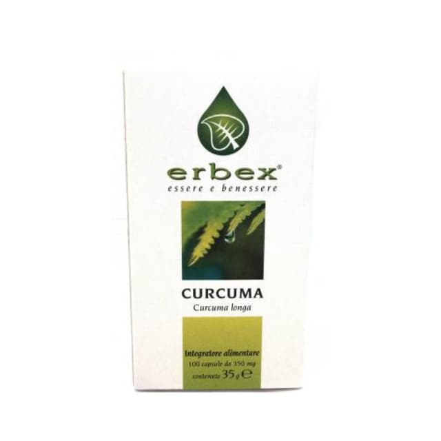 Cúrcuma Erbex – 100 cápsulas de 350 mg