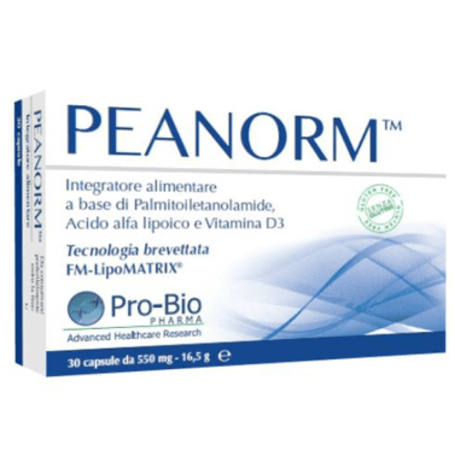Palmitoiletanolamida (PEA) 300 mg + Vitamina D3 – 30 cápsulas | Peanorm