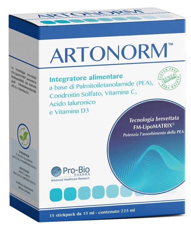 Palmitoiletanolamida (PEA) 600 mg + Condroitina – 15 sobres | Artonorm