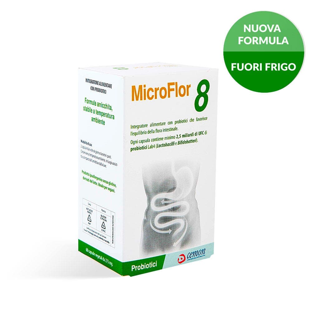 Probióticos con bacterias del ácido láctico – 60 cápsulas | MCF 8