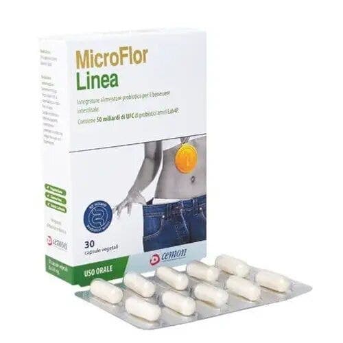 Probióticos con bacterias lácticas – 30 cápsulas vegetales | Microflor Linea