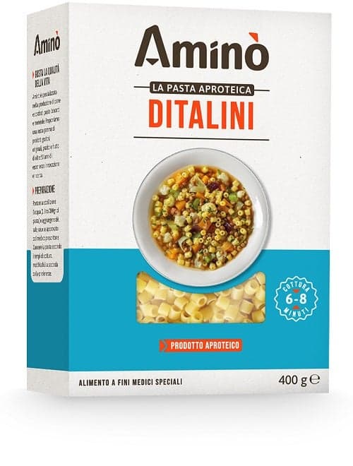 Amino Ditalini – Pasta baja en proteínas 400 g | Nove Alpi