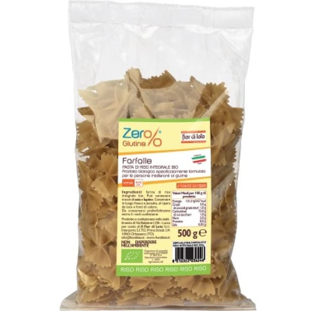 Farfalle de Arroz Bio Semiintegral – 500 g