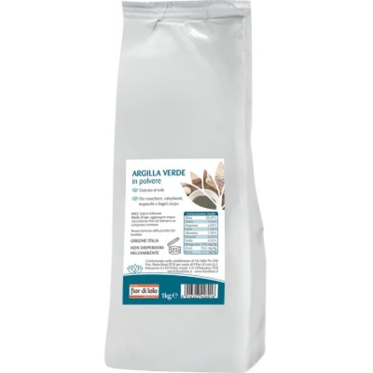 Fior di Loto Arcilla Verde en Polvo – 1 kg