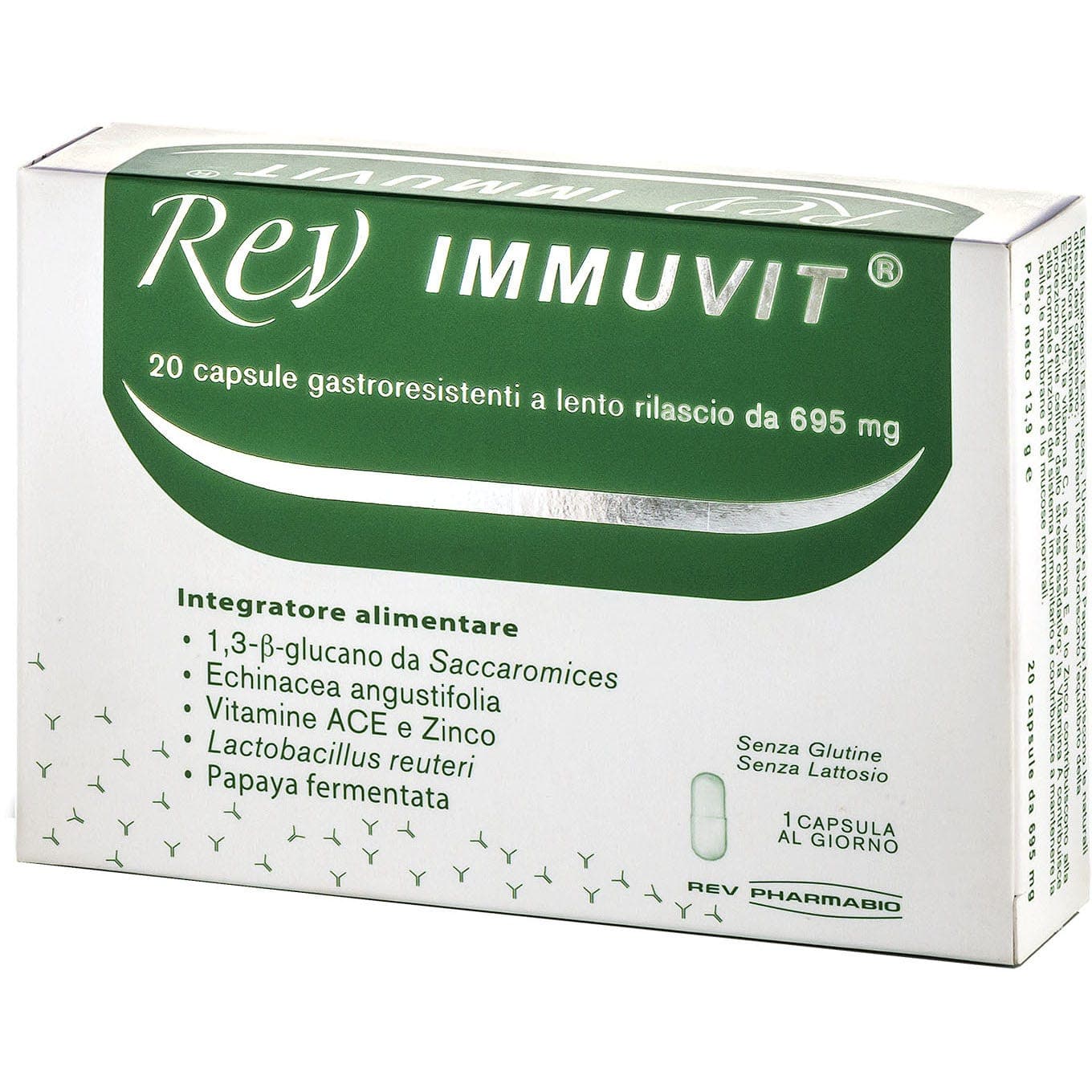 REV Immuvit Multivitaminas – 20 comprimidos de 17 g