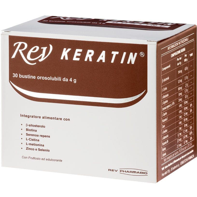 REV Keratin Sobres – 30 unidades