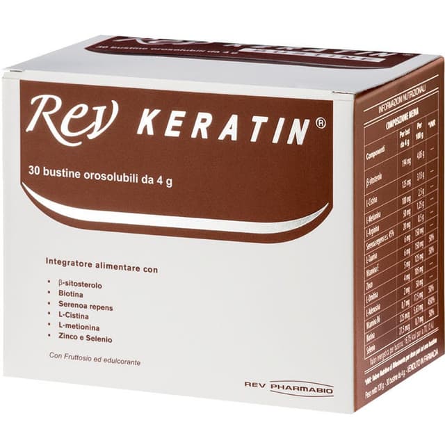 REV Keratin Sobres – 30 unidades