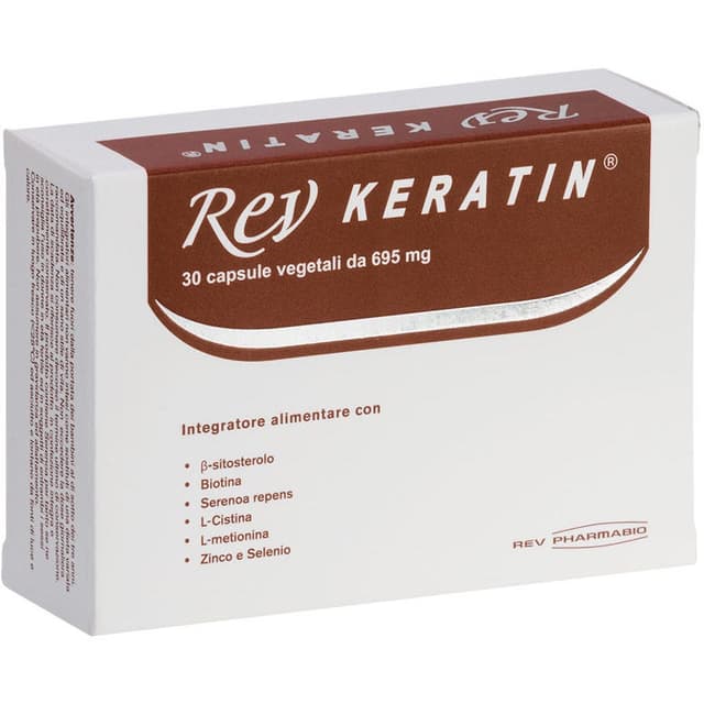 REV Keratin Cápsulas – 30 unidades