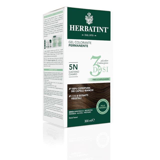 Herbatint 3DOSI 5N Tinte Capilar – 300 ml