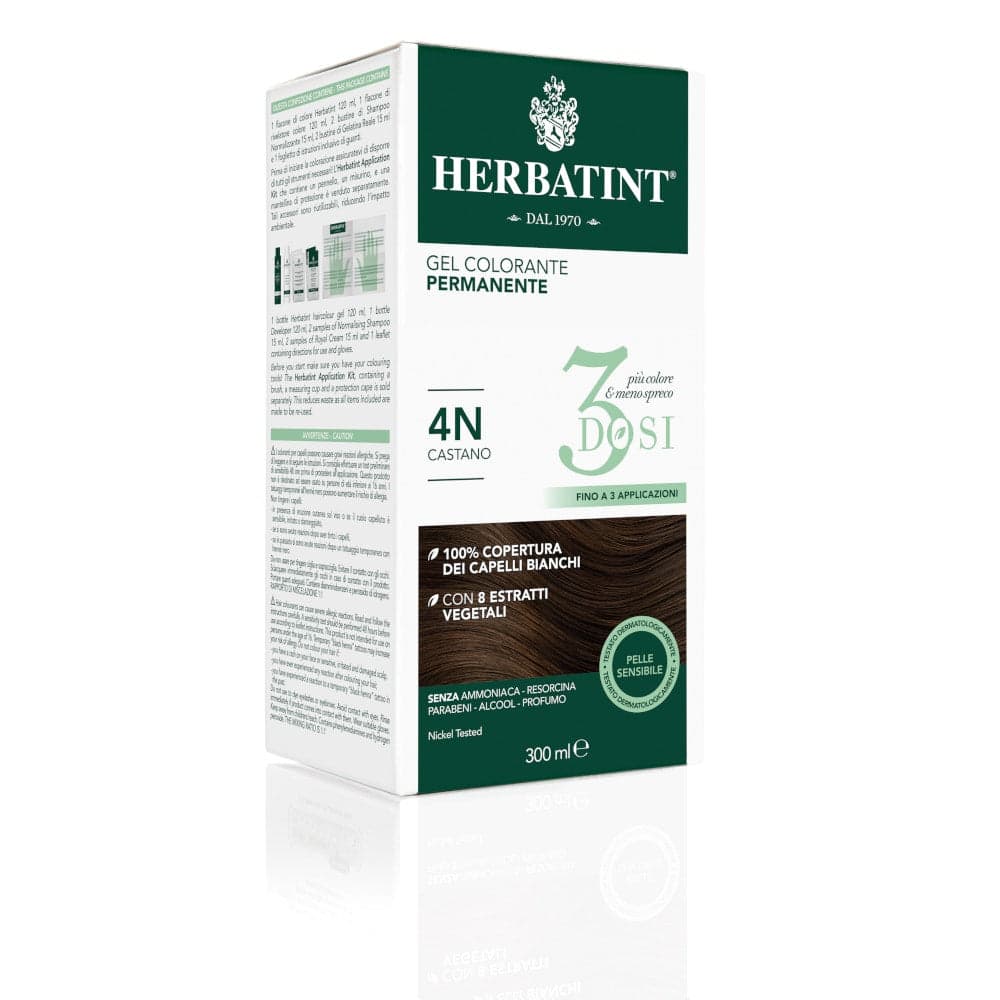 Herbatint 3-Dosi 4N Tinte Capilar – 300 ml