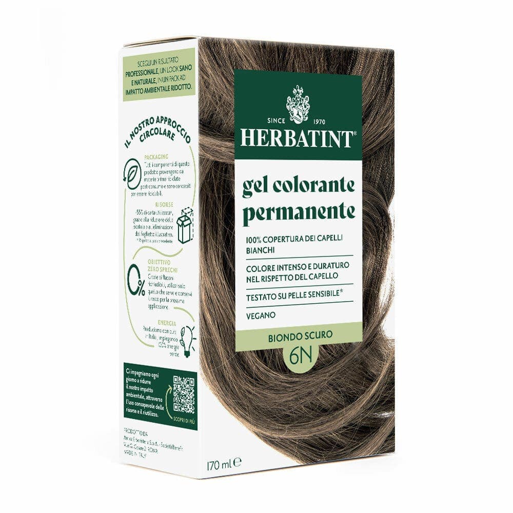 Herbatint 6N Rubio Oscuro – 170 ml de tinte capilar
