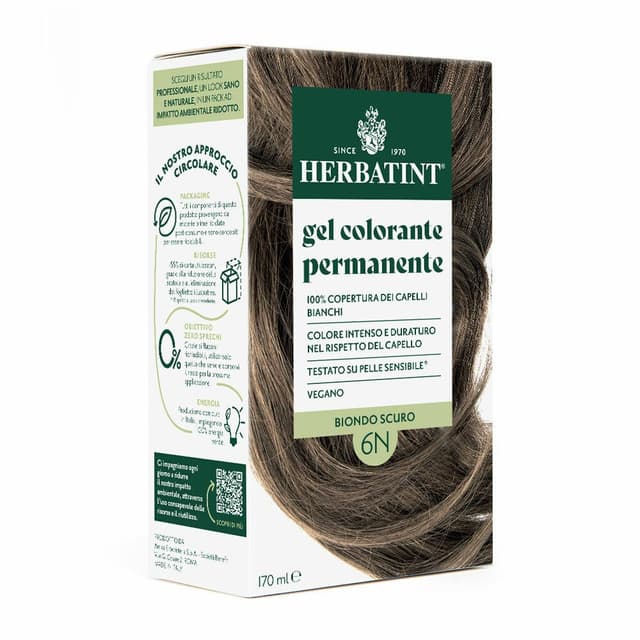 Herbatint 6N Rubio Oscuro – 170 ml de tinte capilar