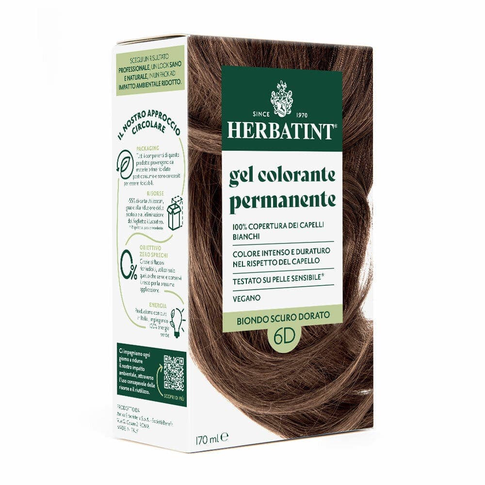 Herbatint 6D Rubio Oscuro Dorado – 170 ml Tinte