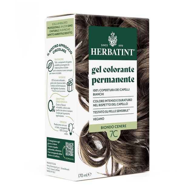 Herbatint 7C Rubio Ceniza – 170 ml de tinte capilar