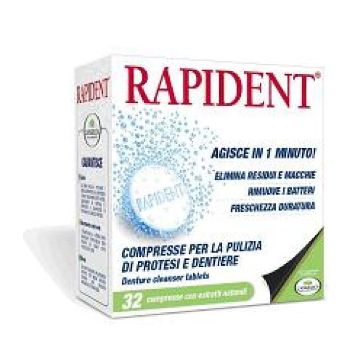 Rapident – 32 comprimidos limpiadores para prótesis dentales