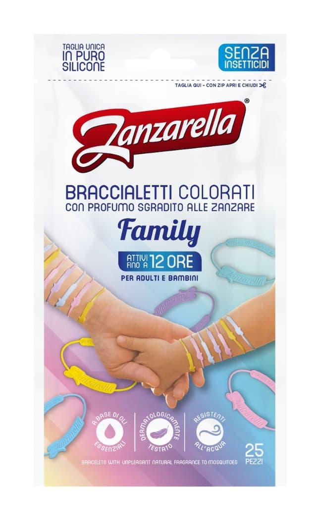 Zanzarella Family Pulsera – pack de 25 unidades