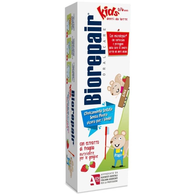 Biorepair Kids 0-6 – Pasta de dientes para niños pequeños