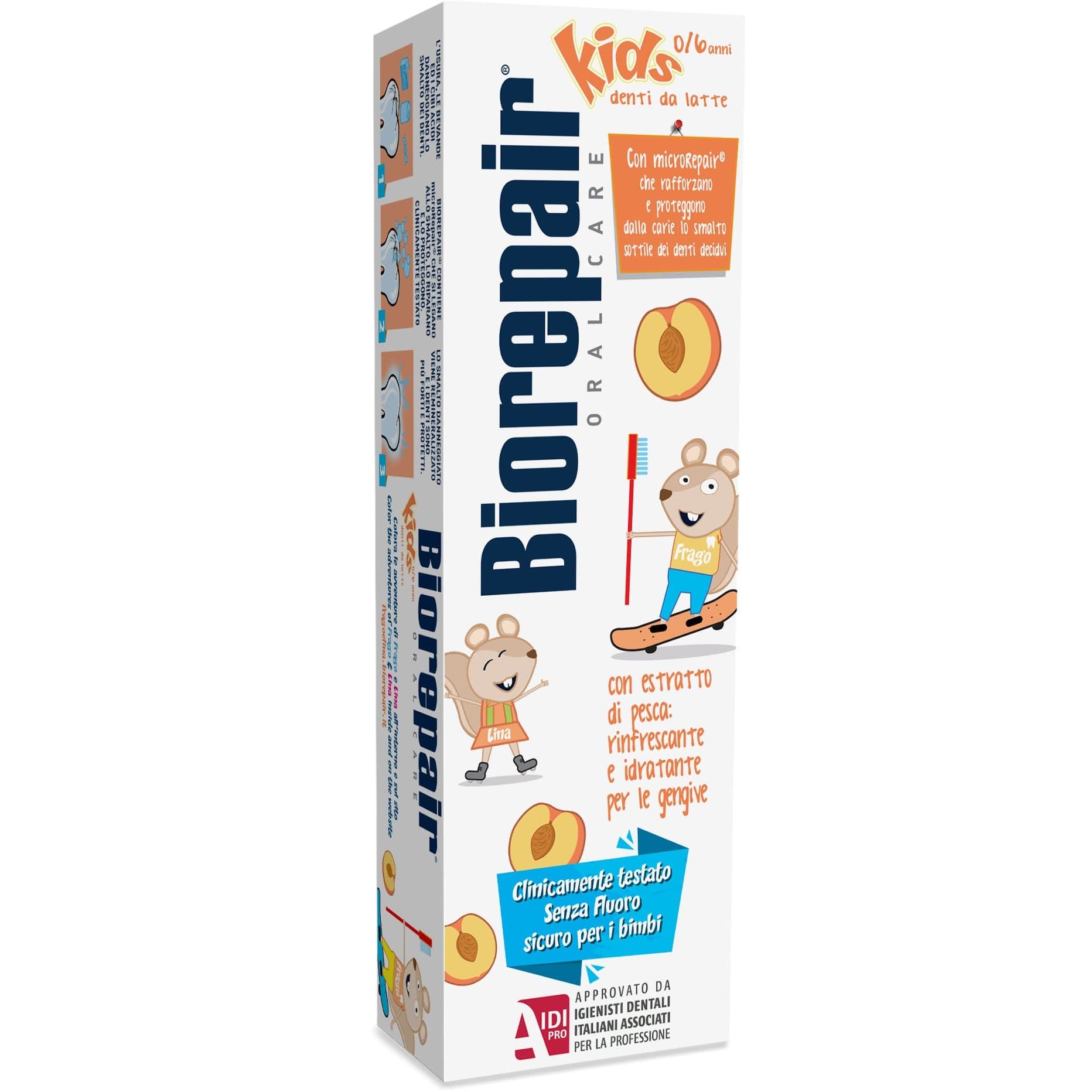 BIOREPAIR KIDS Pasta de Dientes Melocotón – 50 ml