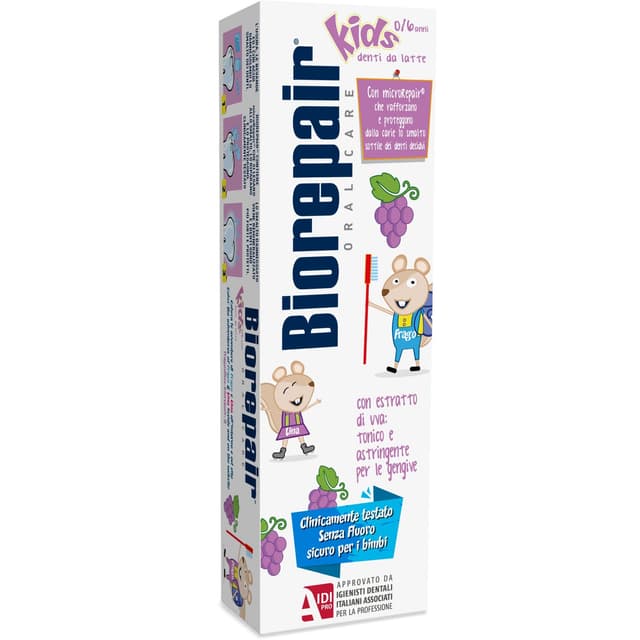 Biorepair Kids UVA – Pasta de dientes de uva – 50 ml