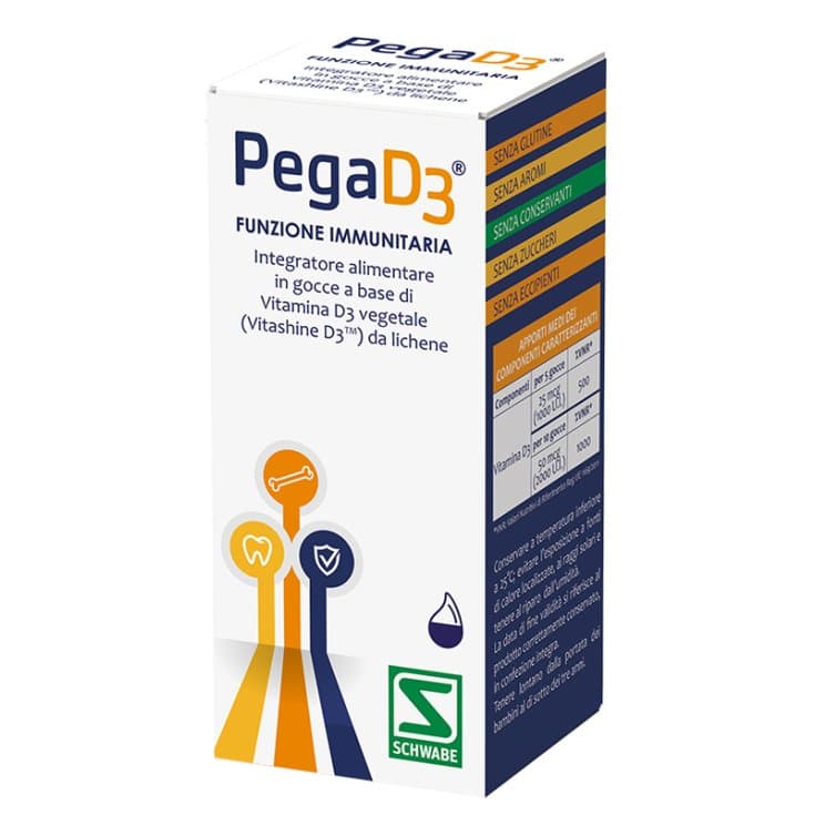 Vitamina D3 + Calcio – 20 ml | PegaD3 Gotas