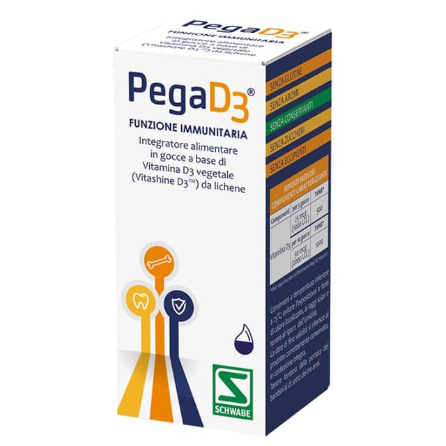 Vitamina D3 + Calcio – 20 ml | PegaD3 Gotas